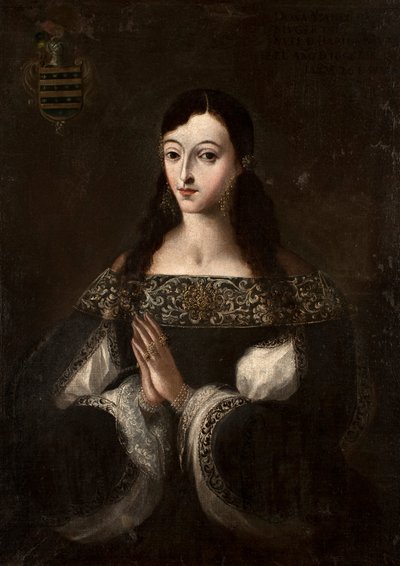 Portrait of the Wife of Captain Barrios by Pedro Ruíz Gonzalez